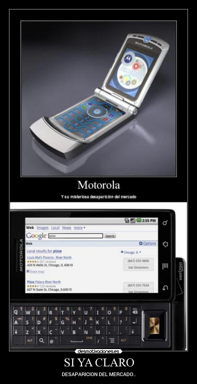 SI YA CLARO - DESAPARICION DEL MERCADO..