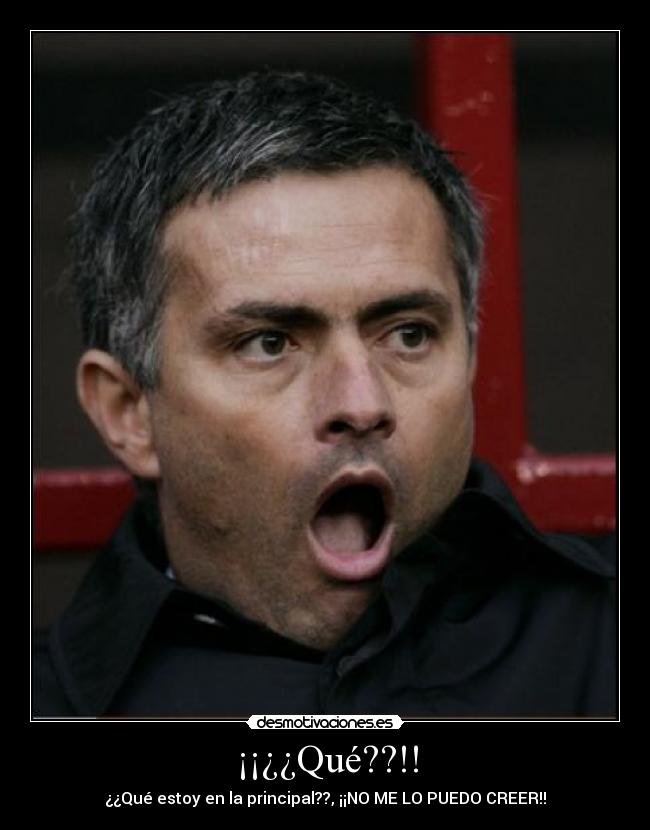 ¡¡¿¿Qué??!! - ¿¿Qué estoy en la principal??, ¡¡NO ME LO PUEDO CREER!!