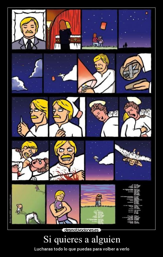 Si quieres a alguien -