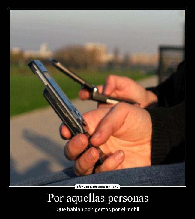 Por aquellas personas -