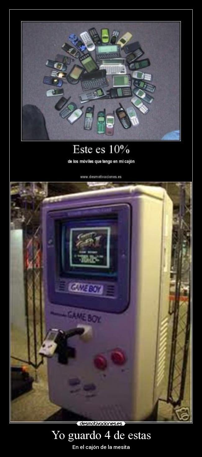 Yo guardo 4 de estas - En el cajón de la mesita