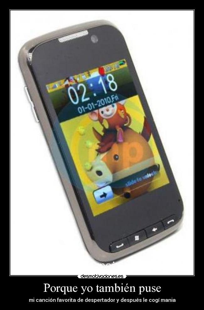 Porque yo también puse - 