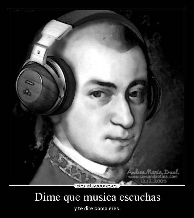 Dime que musica escuchas -