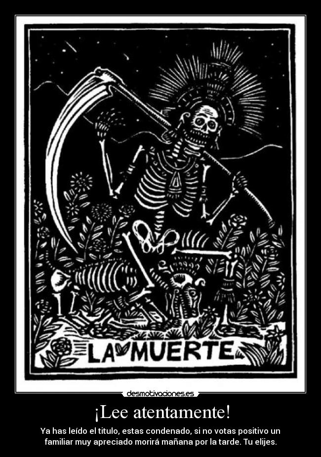 ¡Lee atentamente! - 