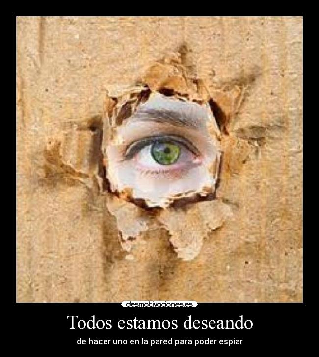 Todos estamos deseando -