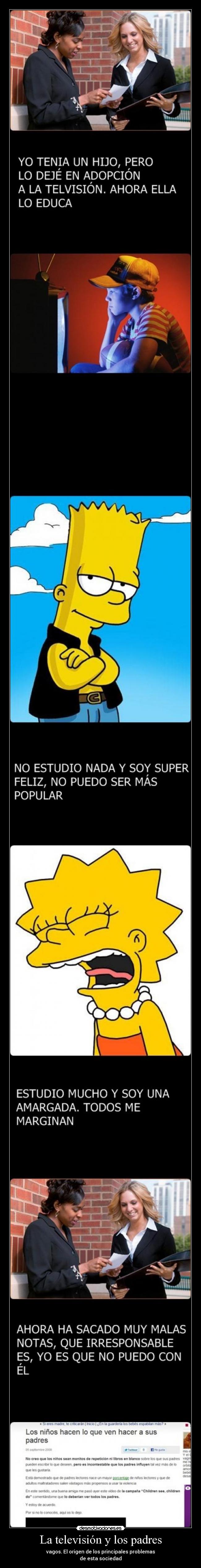 La televisión y los padres -