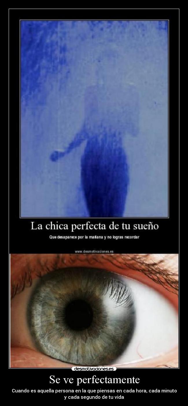 Se ve perfectamente - 