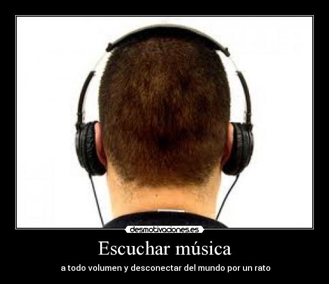 Escuchar música -