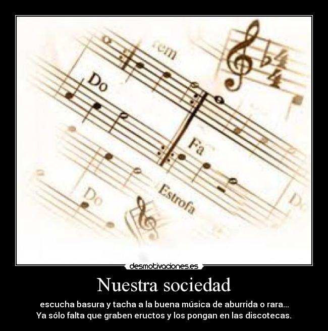 Nuestra sociedad - 