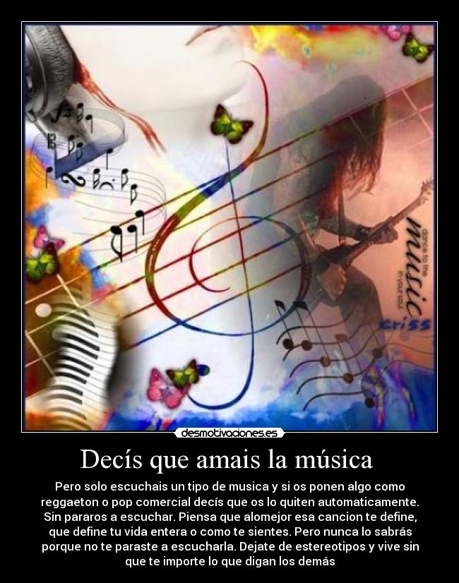 carteles musica musica estereotipos desmotivaciones