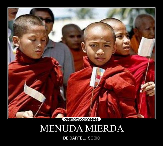 MENUDA MIERDA - DE CARTEL,  SOCIO