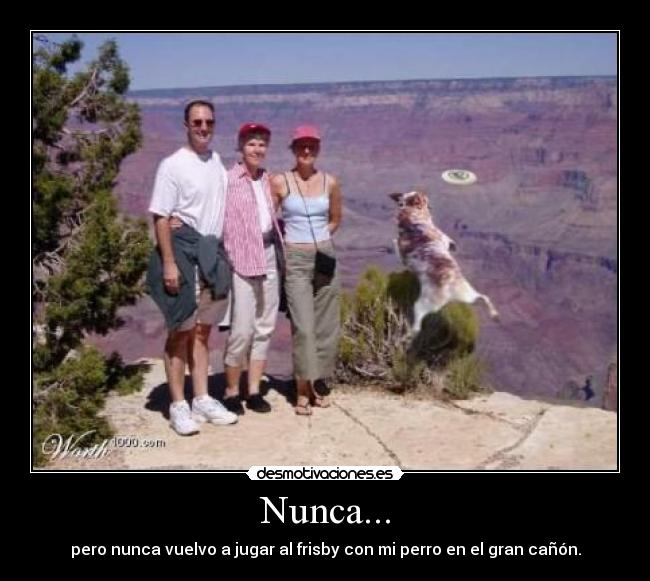 Nunca... -