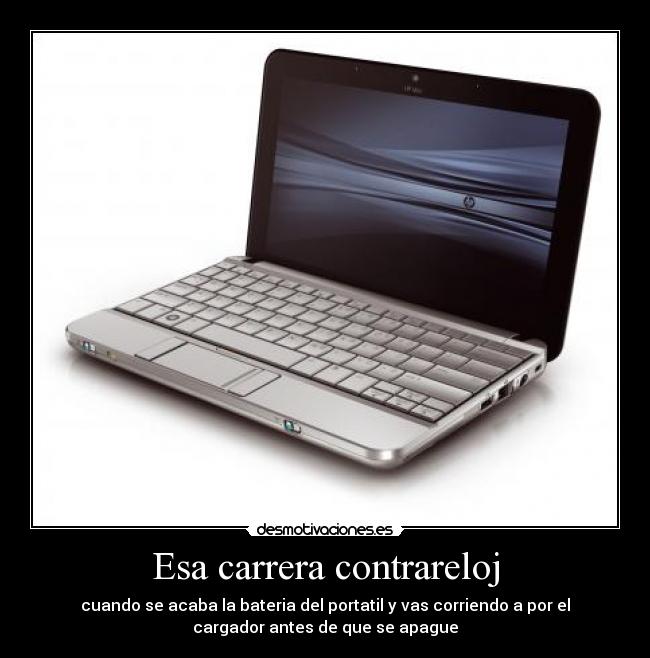 Esa carrera contrareloj - 