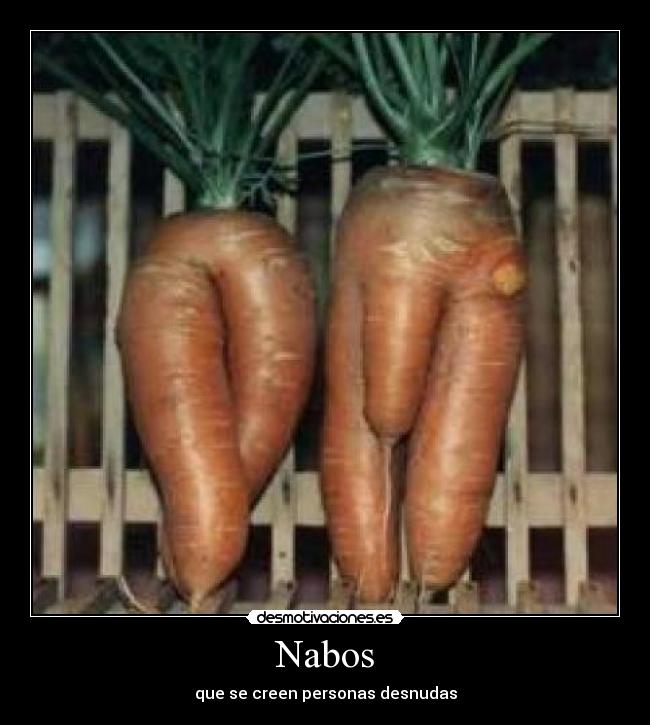Nabos - que se creen personas desnudas