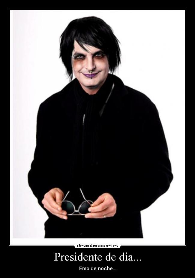 Presidente de dia... -