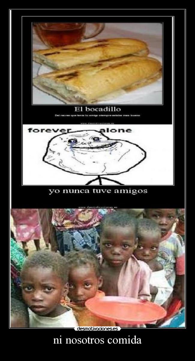 ni nosotros comida -