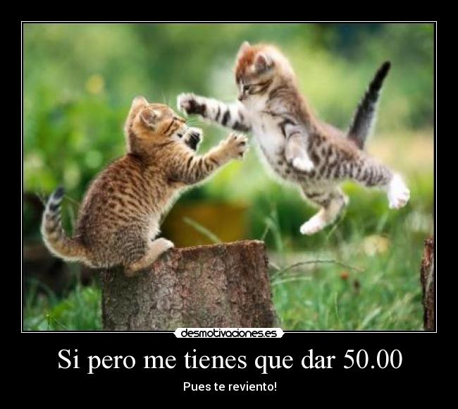 Si pero me tienes que dar 50.00 - 