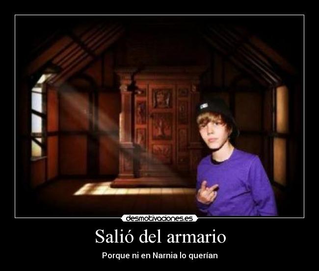 carteles justin agustin bieber biberon biber desmotivaciones