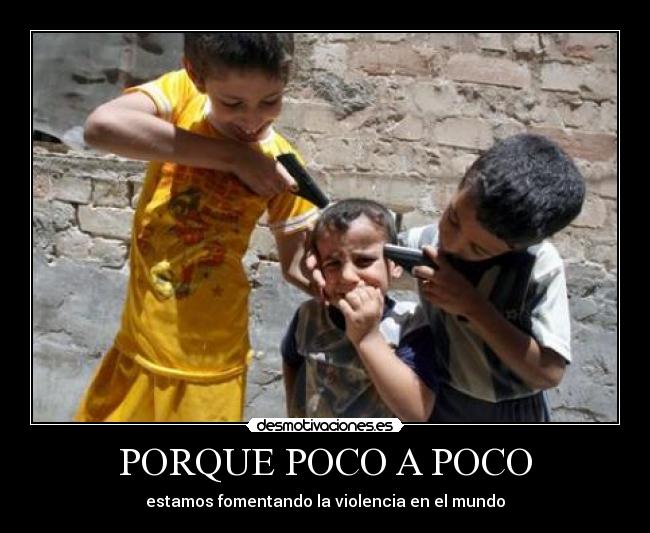 PORQUE POCO A POCO -