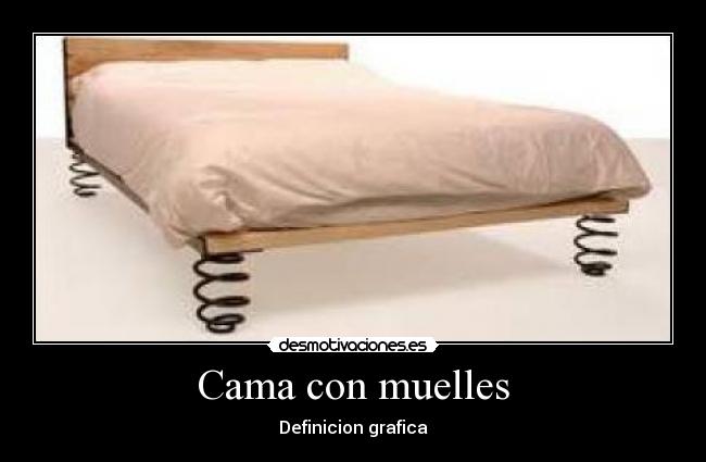 Cama con muelles - 