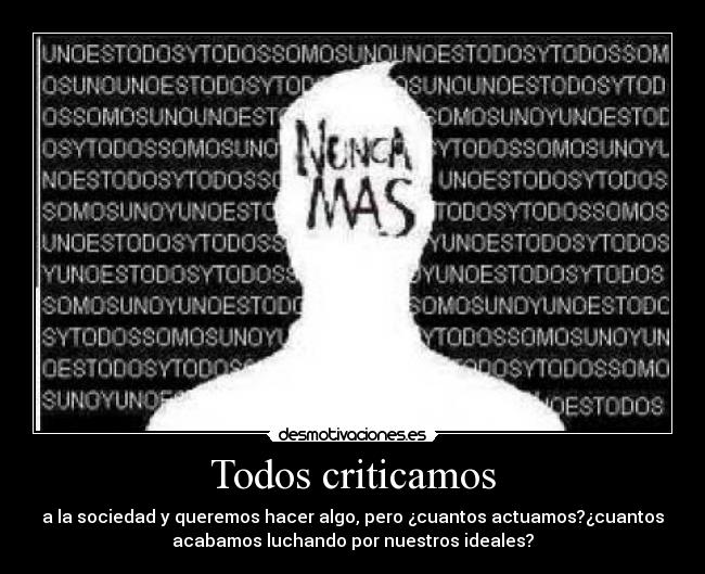 Todos criticamos -