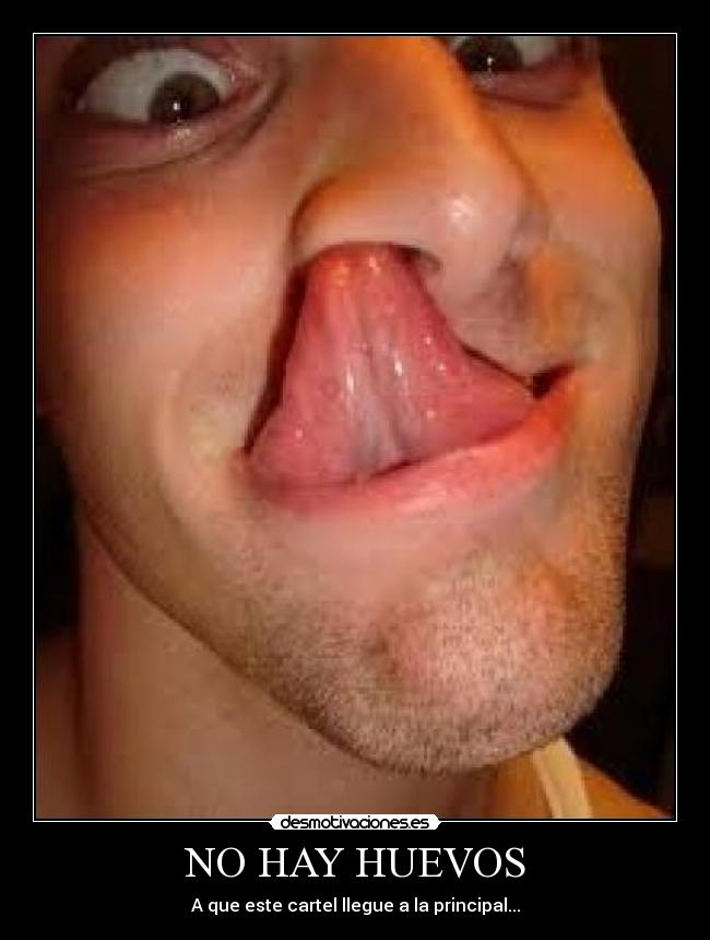 NO HAY HUEVOS - A que este cartel llegue a la principal...