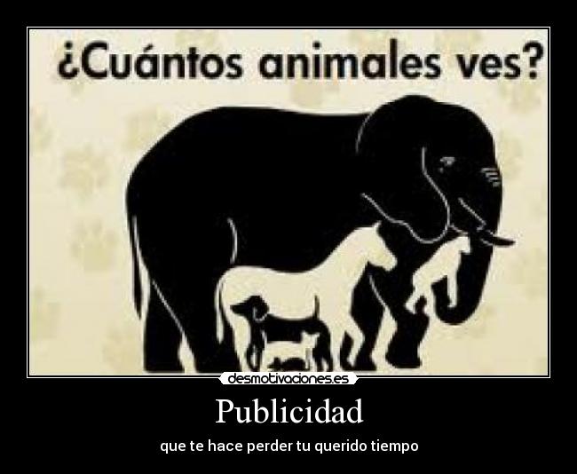 Publicidad - que te hace perder tu querido tiempo