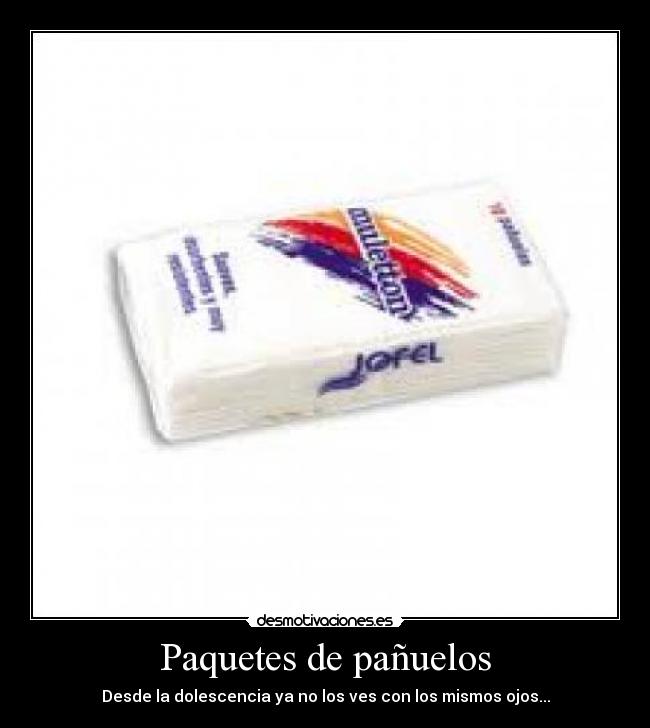 Paquetes de pañuelos -