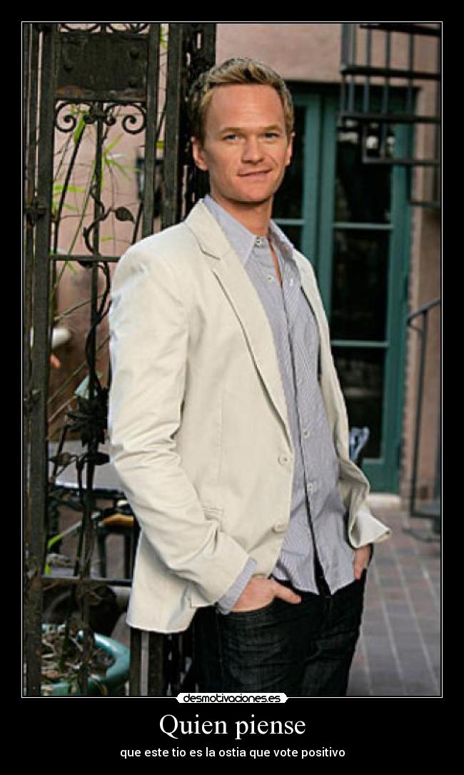 Quien piense - que este tio es la ostia que vote positivo