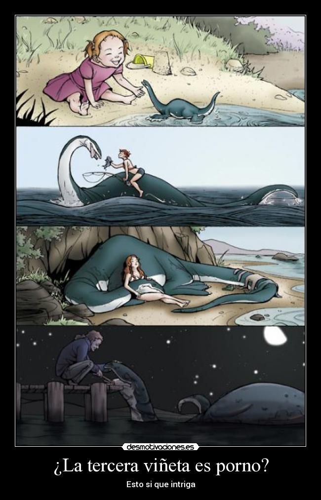 ¿La tercera viñeta es porno? - Esto si que intriga