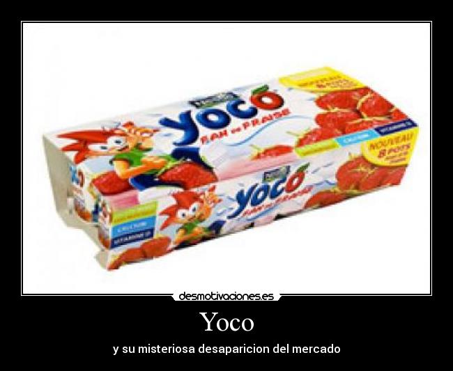 Yoco - y su misteriosa desaparicion del mercado