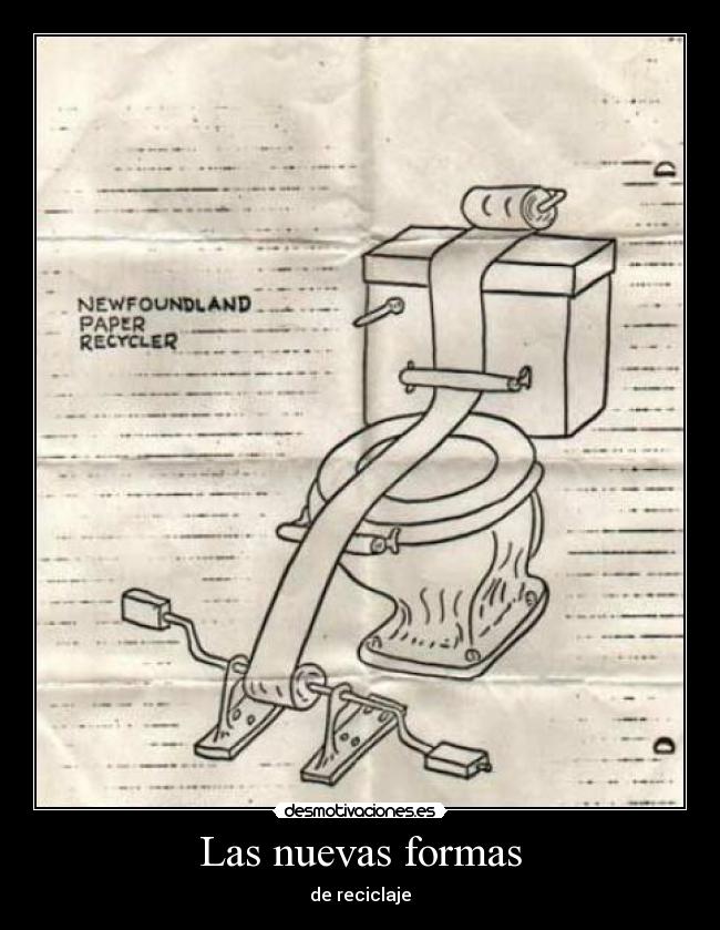 Las nuevas formas - de reciclaje