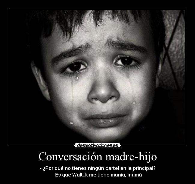 Conversación madre-hijo - 