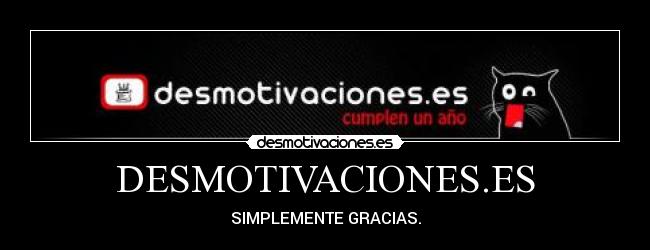 DESMOTIVACIONES.ES - SIMPLEMENTE GRACIAS.