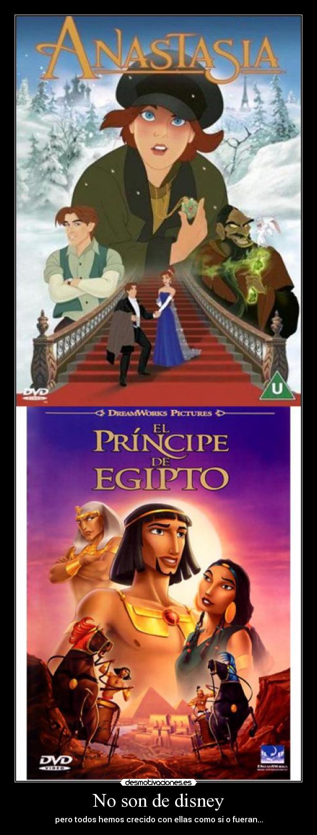 No son de disney - pero todos hemos crecido con ellas como si o fueran...