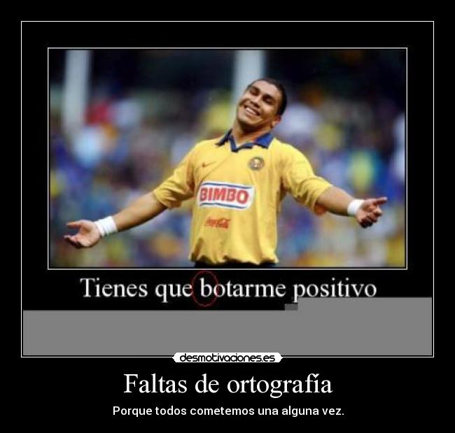 Faltas de ortografía -