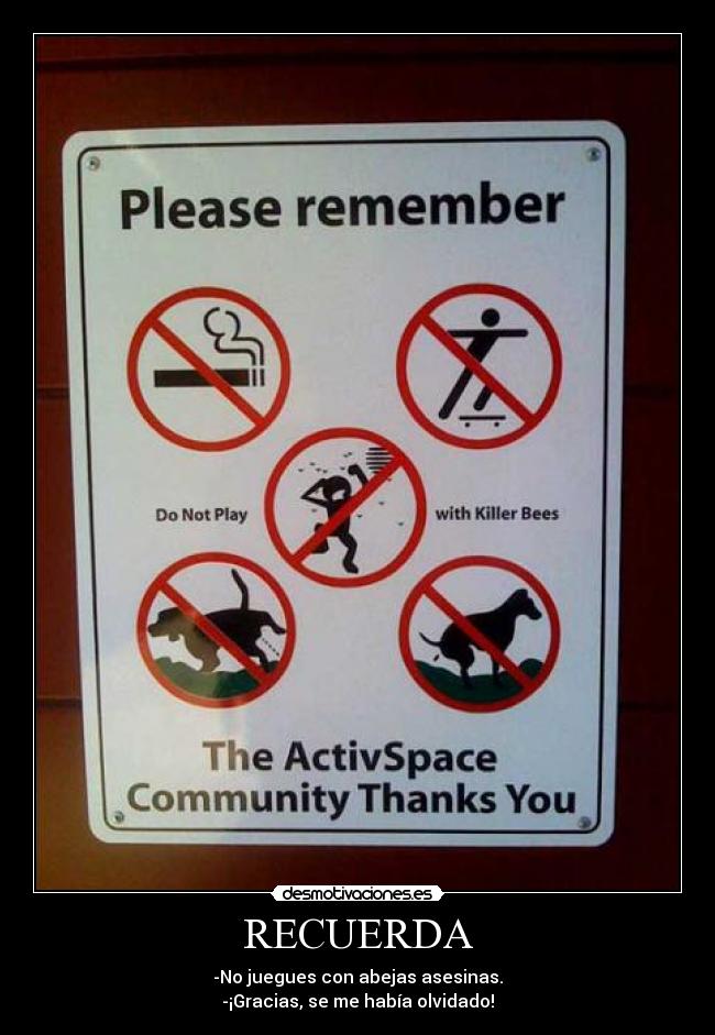 RECUERDA -