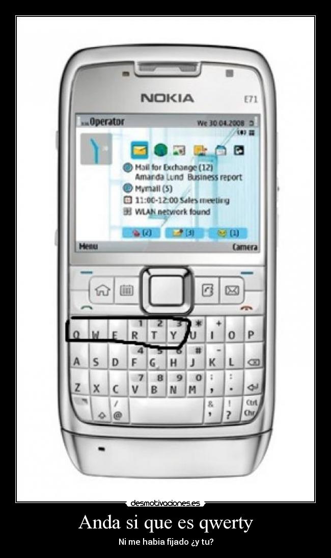 Anda si que es qwerty - Ni me habia fijado ¿y tu?