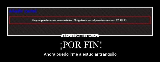 ¡POR FIN! - 