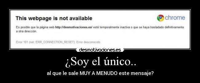 ¿Soy el único.. - 