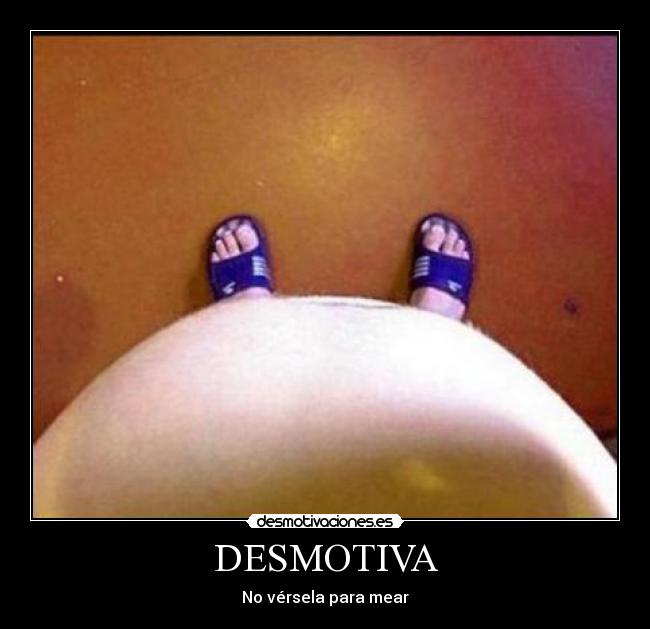 DESMOTIVA - No vérsela para mear