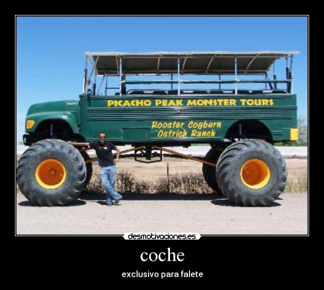 coche - exclusivo para falete
