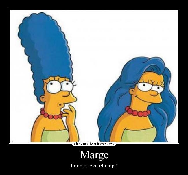 Marge - tiene nuevo champú