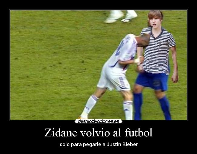 Zidane volvio al futbol - 