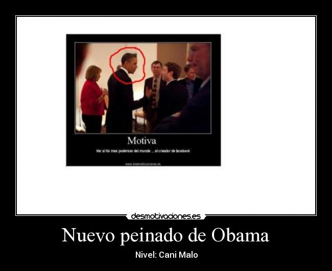 Nuevo peinado de Obama -
