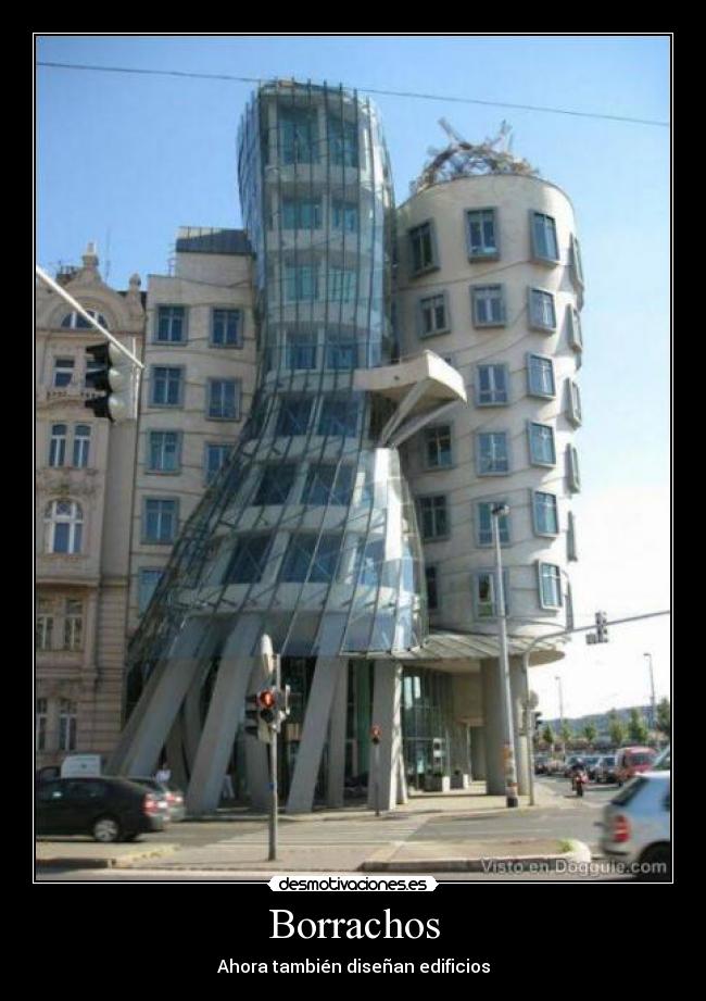 Borrachos - Ahora también diseñan edificios