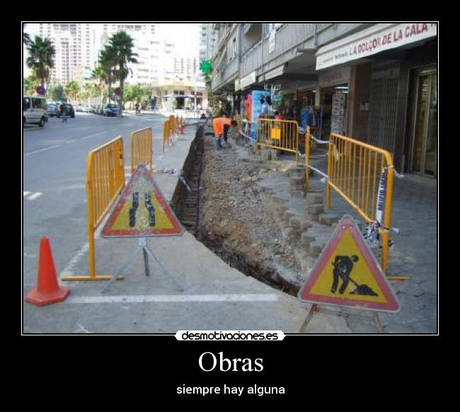 Obras - siempre hay alguna