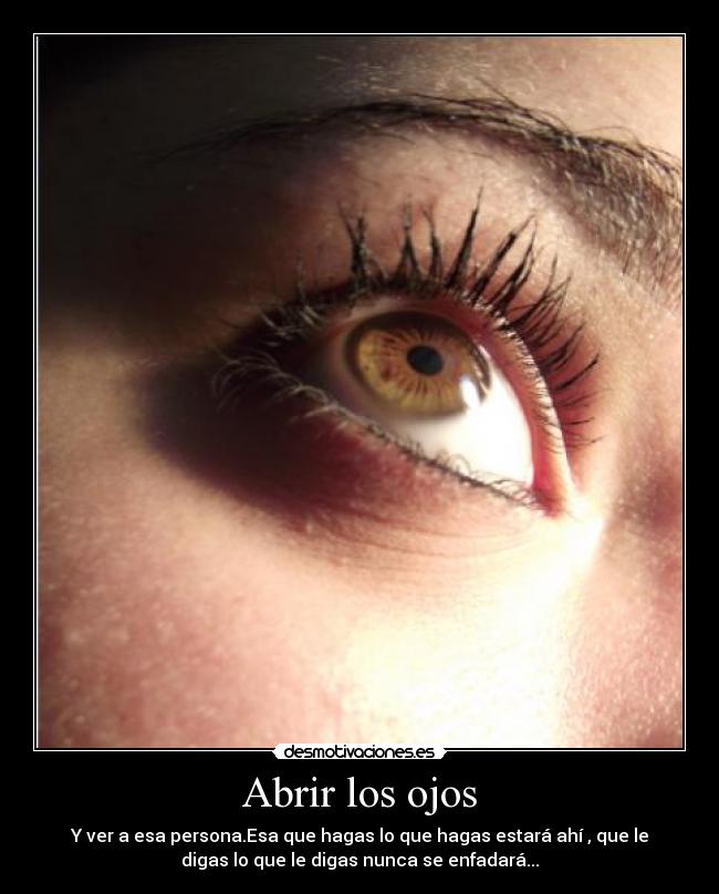 carteles ojos desmotivaciones