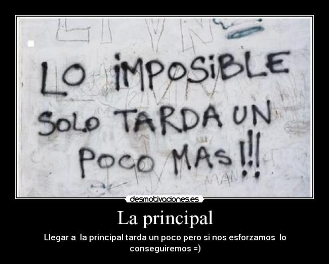 La principal -