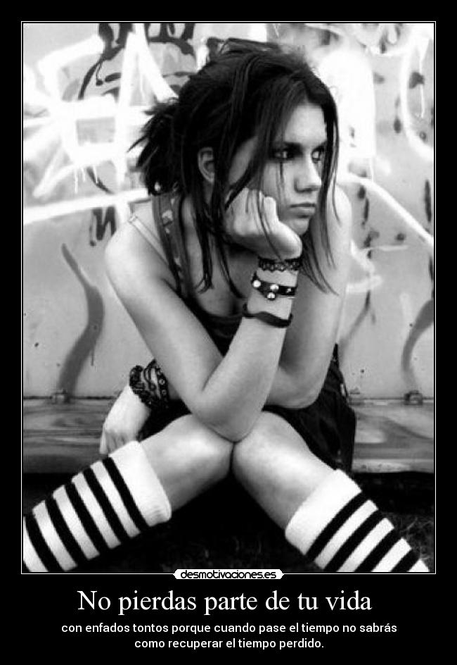 No pierdas parte de tu vida  - 